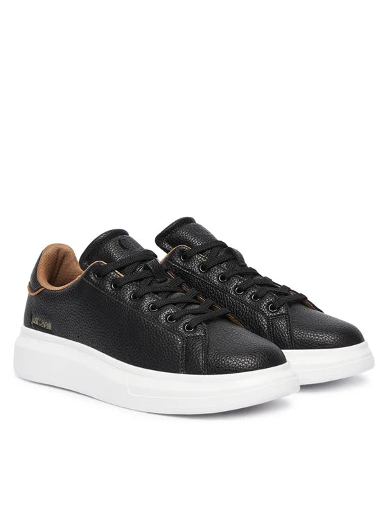 Sapatilhas de Couro Just Cavalli Preto Just Cavalli