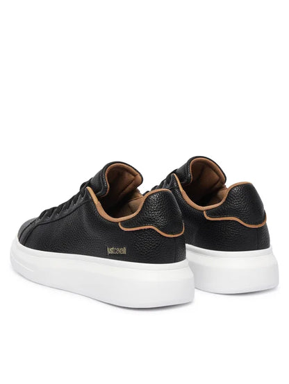 Sapatilhas de Couro Just Cavalli Preto Just Cavalli