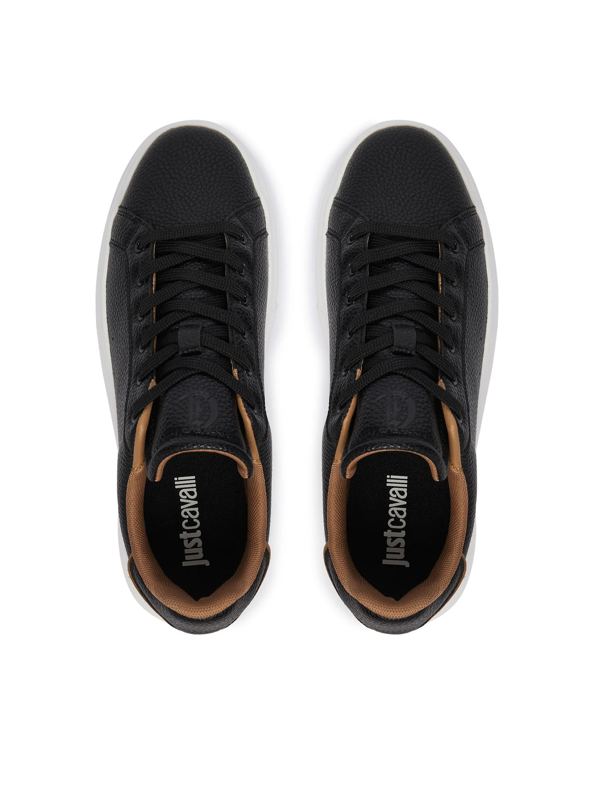 Sapatilhas de Couro Just Cavalli Preto Just Cavalli