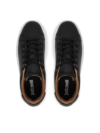 Sapatilhas de Couro Just Cavalli Preto Just Cavalli