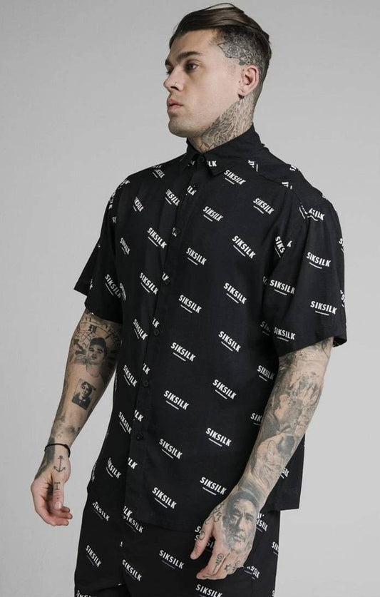 Camisa Preta SikSilk SS23