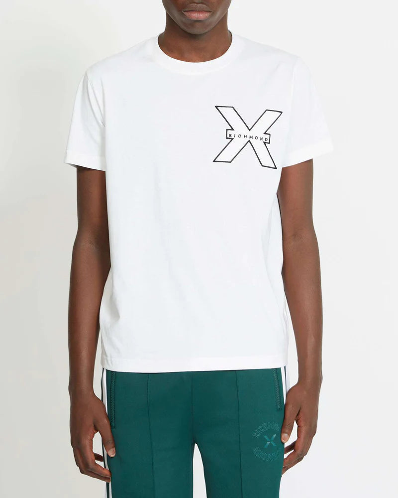 JOHN RICHMOND T-SHIRT WITH LOGO ON THE FRONT FW23