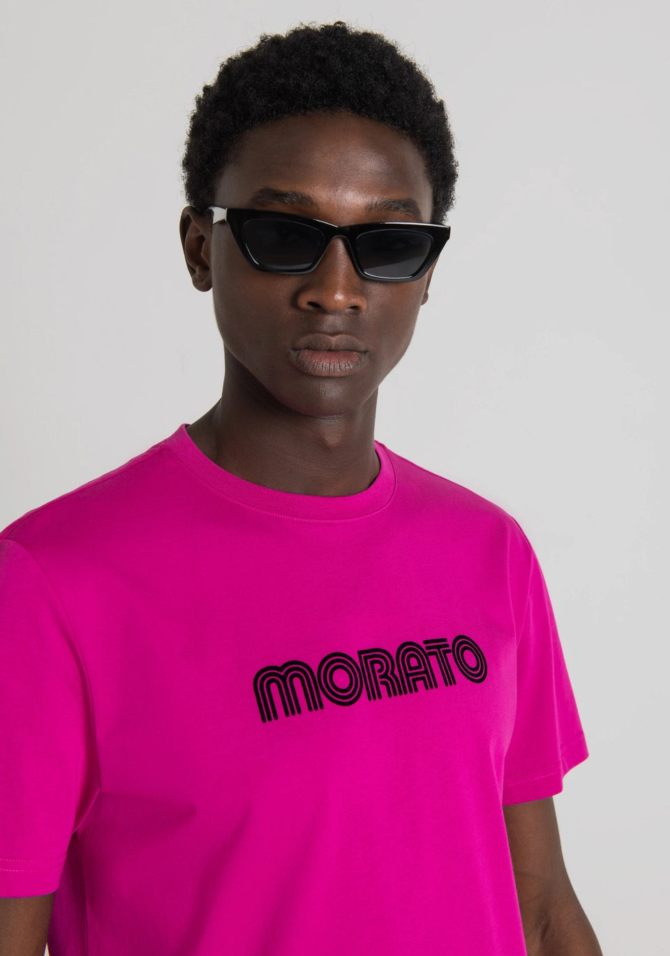 ANTONY MORATO SLIM FIT T-SHIRT IN 100% COTTON WITH LOGO PRINT FW23