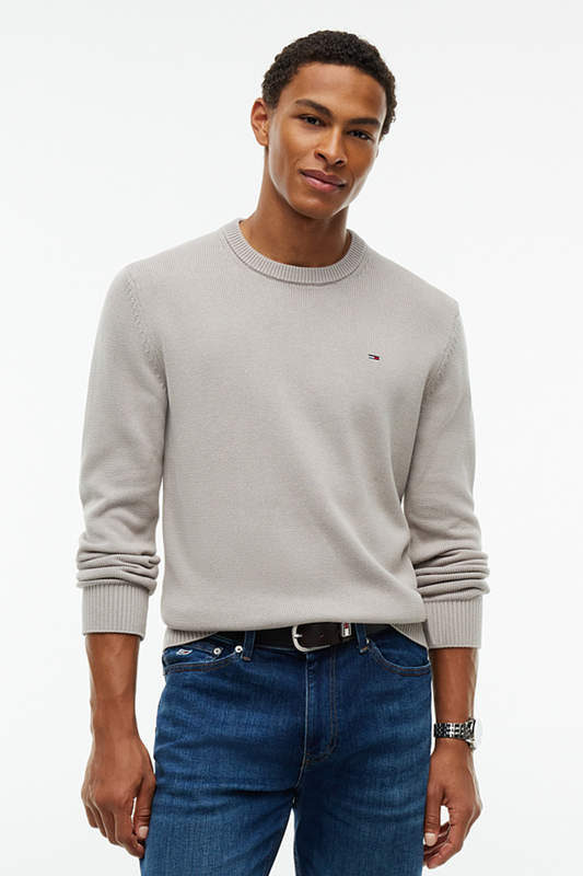 Camisola Gola Redonda Tommy Hilfiger Cinzento Tommy Hilfiger