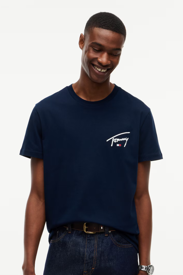 T-shirt Slim Tommy Hilfiger Azul