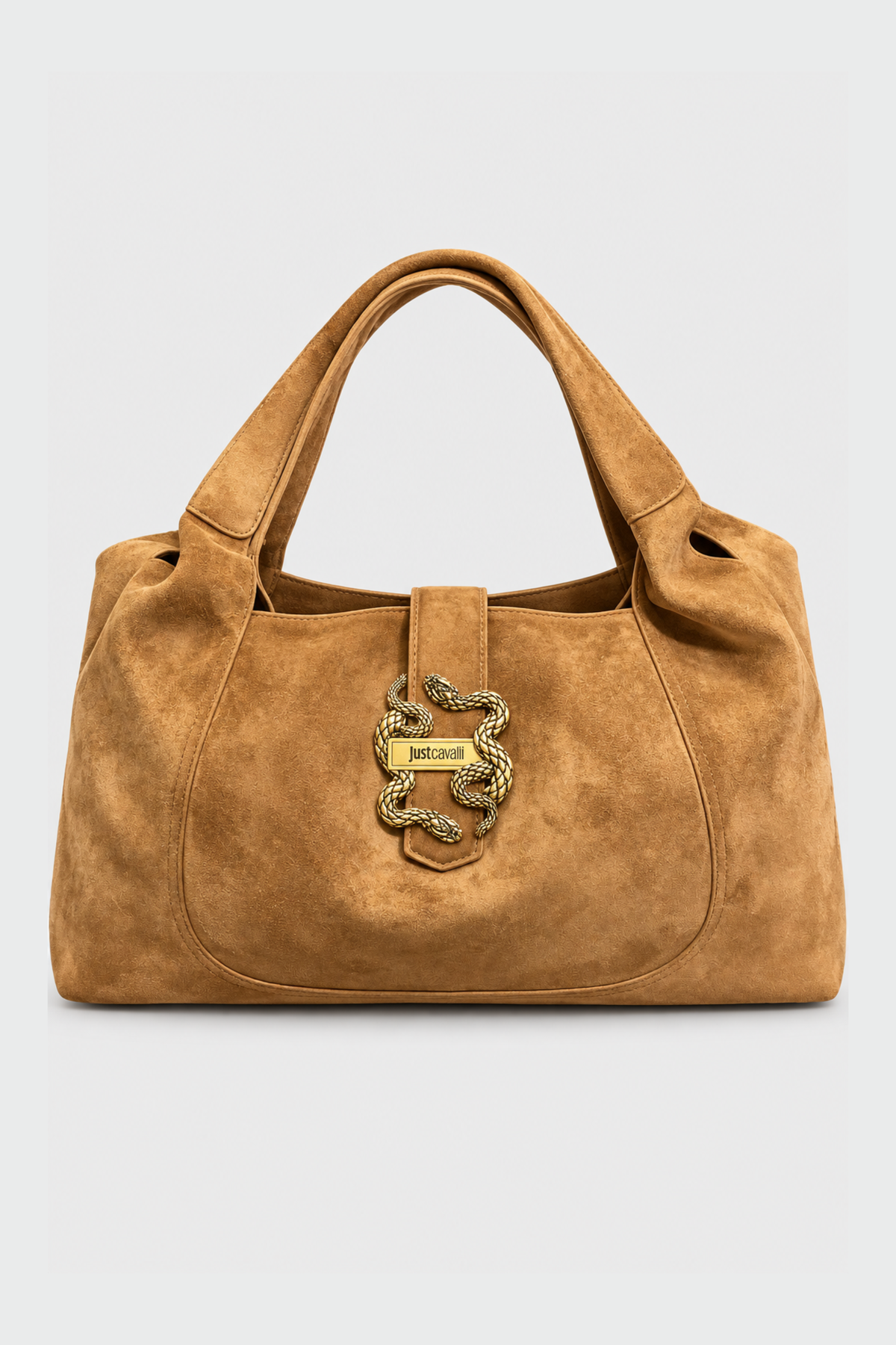 Mala tipo Totte de Camurça Camel Just Cavalli Just Cavalli W