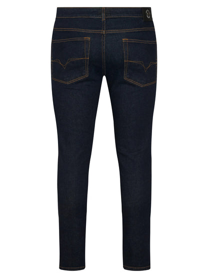 Calça de Ganga Escura Versace Versace Jeans Couture