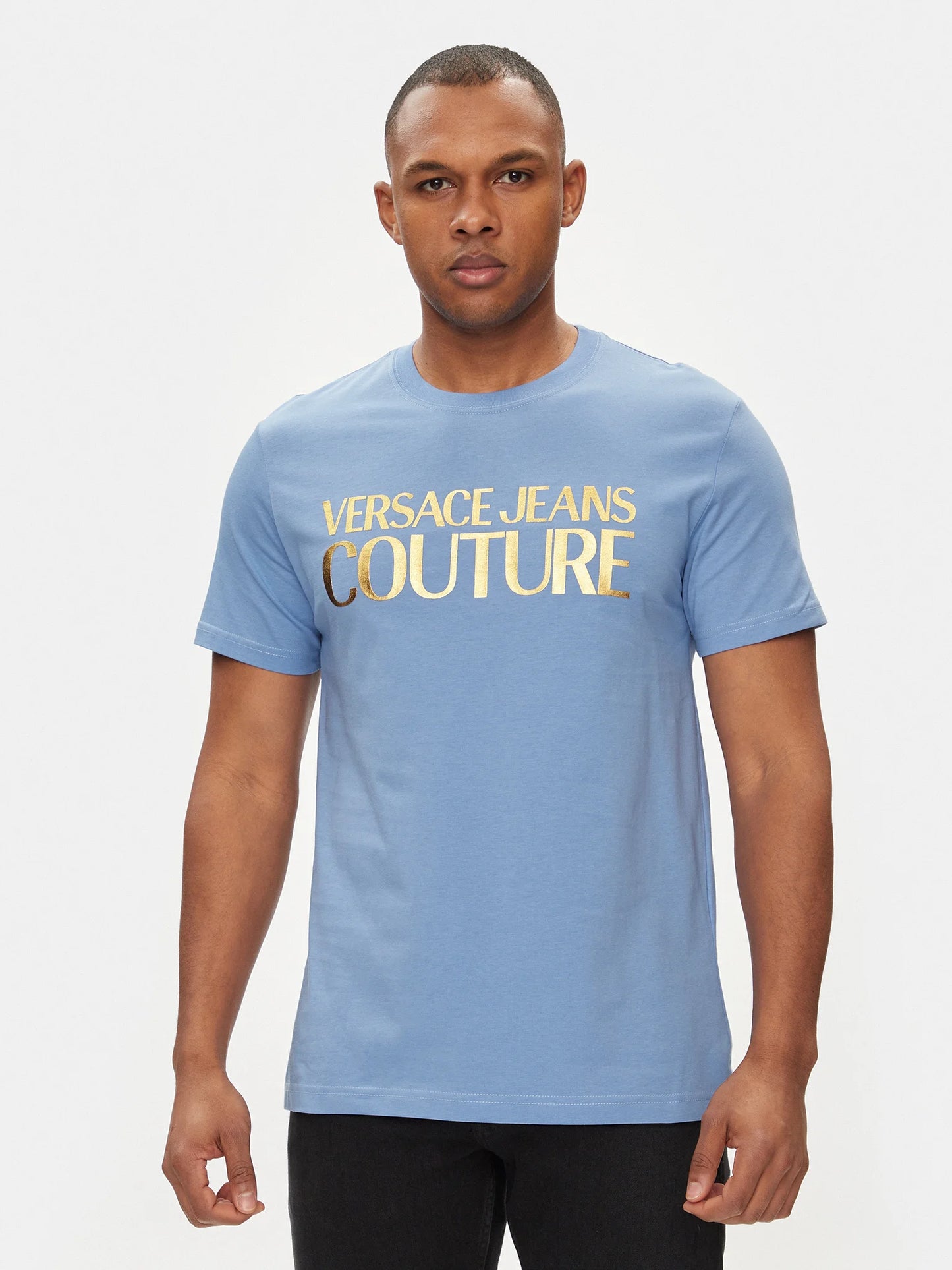 T-shirt Versace Jeans Couture Azul 76GAHT00 SS24