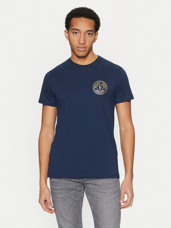 T-shirt Azul Versace Jeans Couture SS25