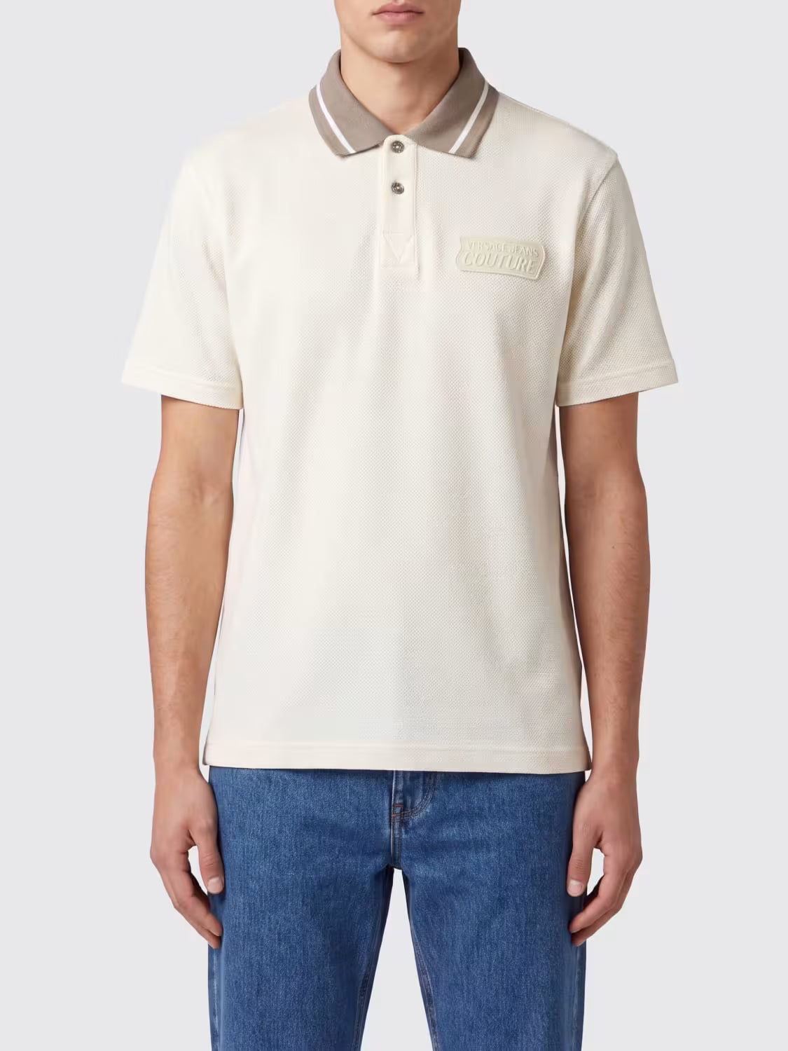 Polo Bege Versace Jeans Couture SS26