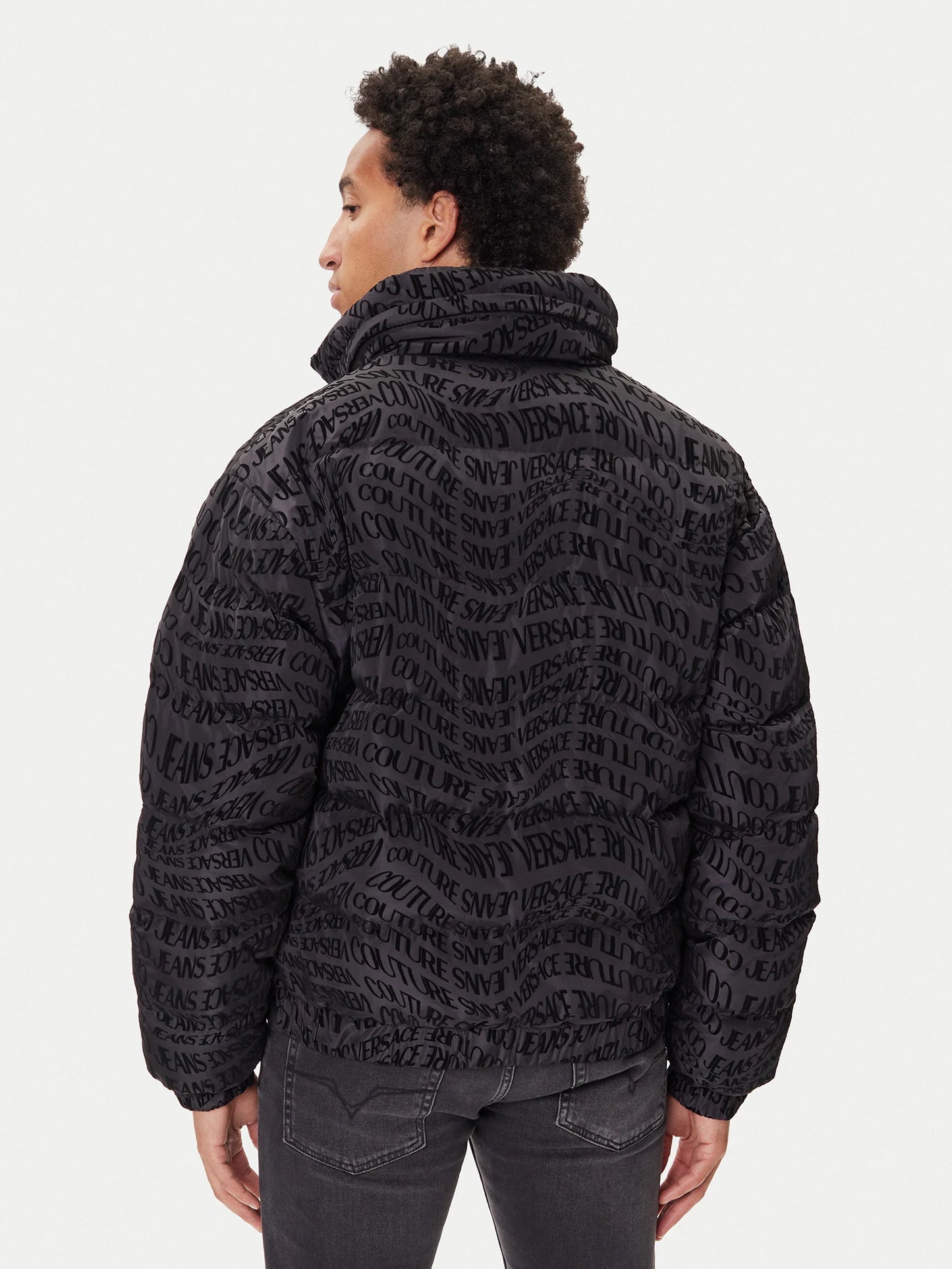 Casaco Preto Versace Jeans Couture FW25