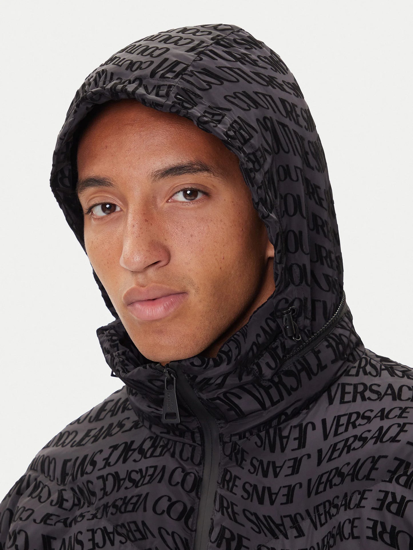 Casaco Preto Versace Jeans Couture FW25