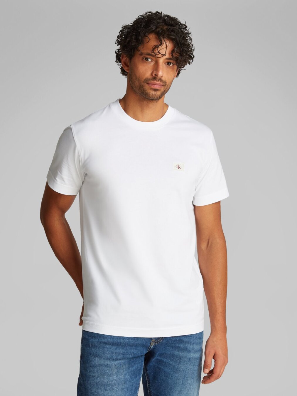 T-shirt Branca Calvin Klein SS25