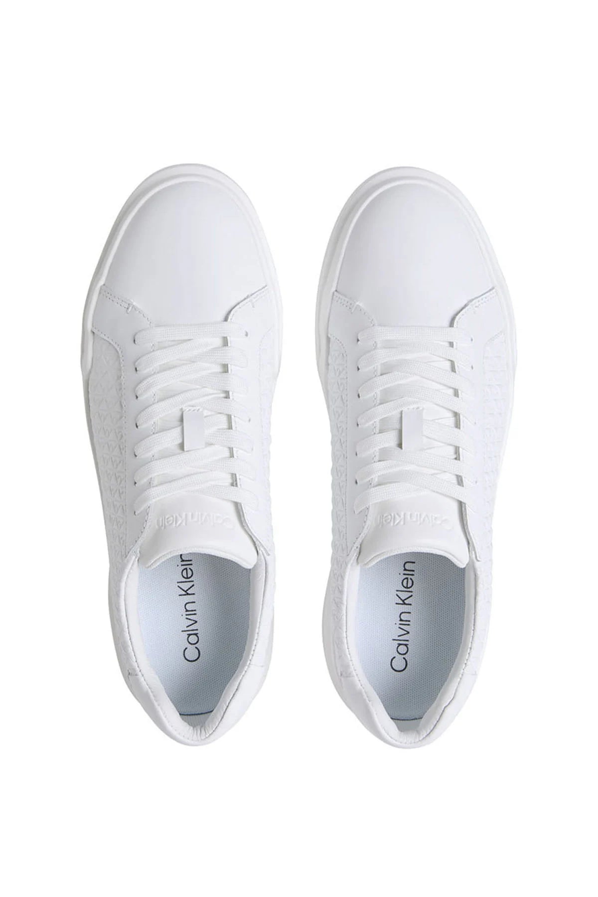 Sapatilhas com Relevo Calvin Klein Brancas Calvin Klein