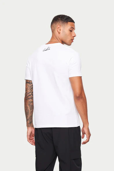 The Couture Club Signature Overlay T-shirt White