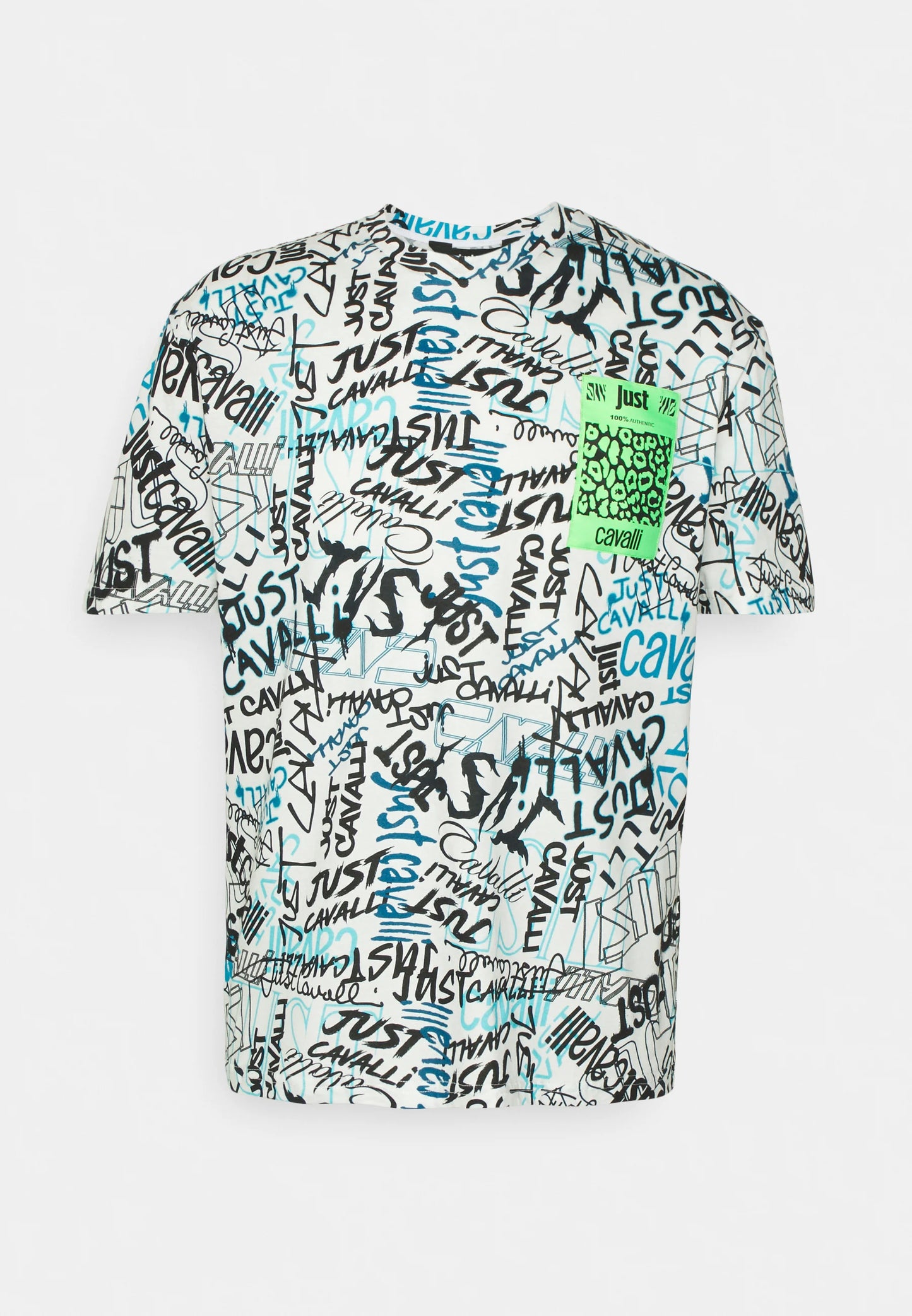 Just Cavalli Lettering Print T-shirt -74OBH6R3